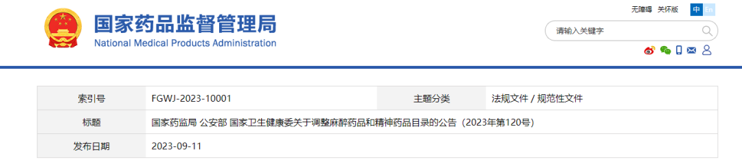 依托咪酯列入第二類精神藥品目錄！依托咪酯檢測，勢在必行！